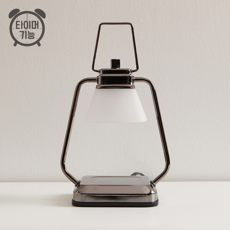 국내제작 타이머 빛조절 스퀘어 미니 캔들워머 (단품), 타이머 스퀘어 미니워머(블랙펄 단품) 25,100원