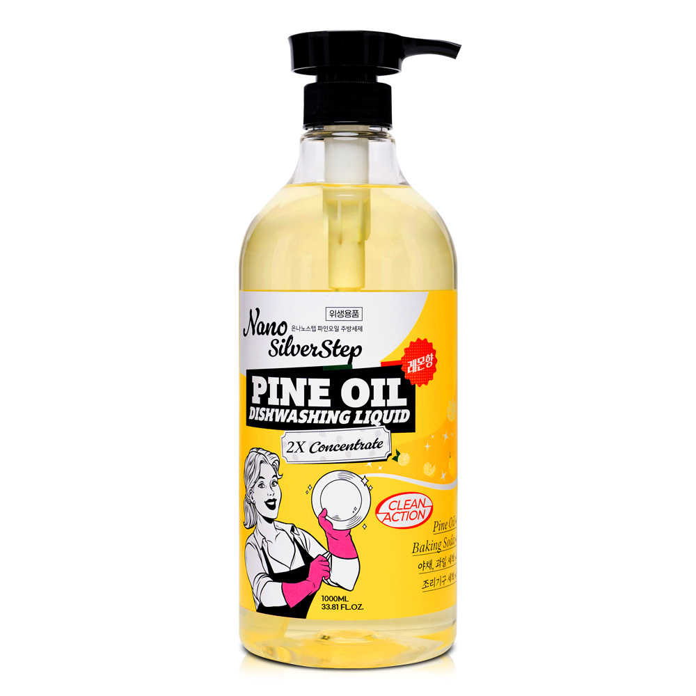 은나노스텝 파인오일 친환경 주방세제 1000ml 1종 야채 과일 세척가능 비건세제 15,000원