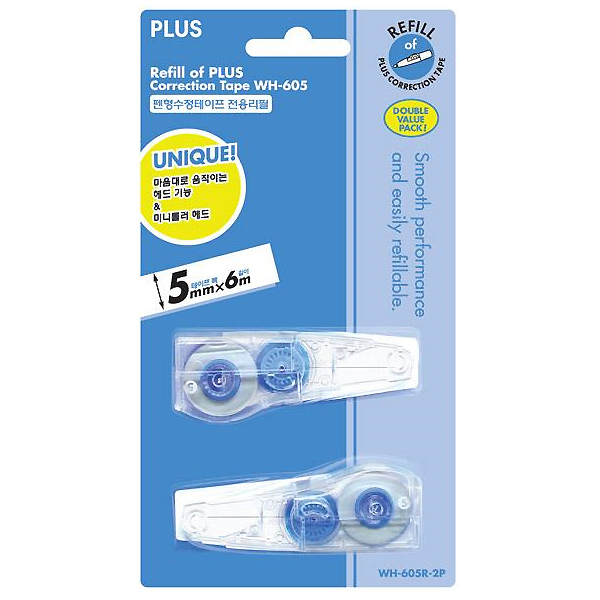 프러스 수정테이프리필 WH-605R-2P 3,980원