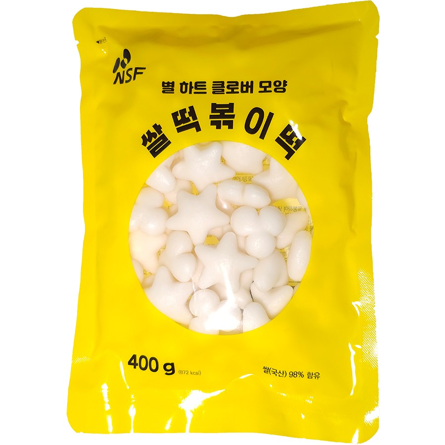 굿푸드365 우리쌀로 만든 별, 하트, 크로버 모듬모양 떡볶이떡 300g 37,300원