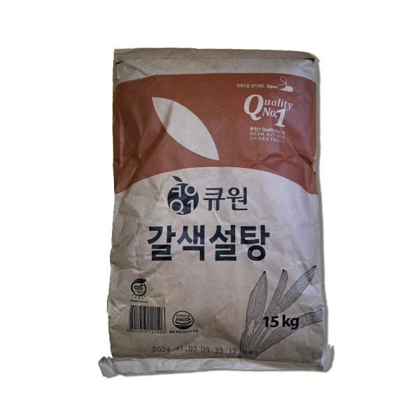 큐원 갈색설탕 15kg, 1개, 상세페이지 참조 26,500원
