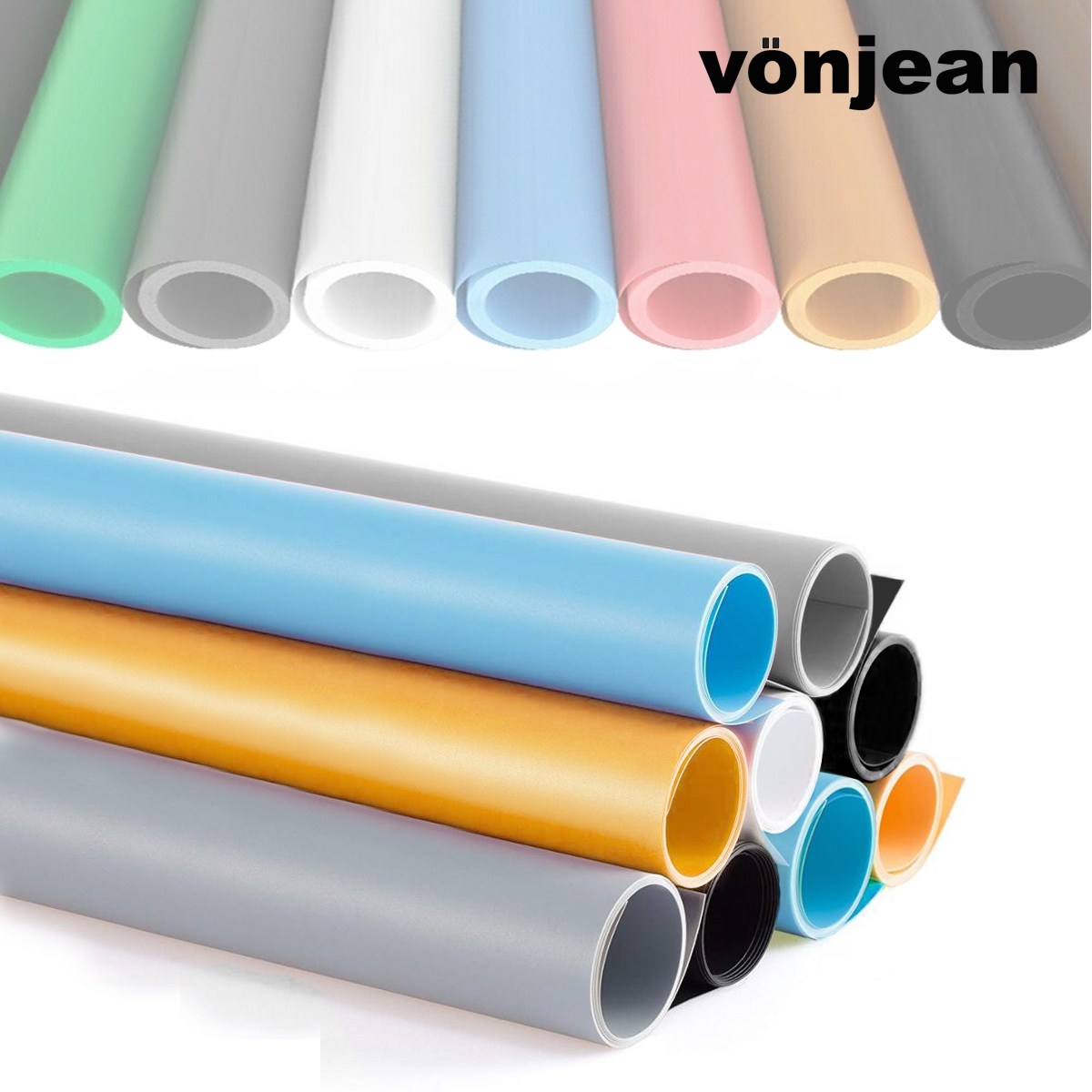 사진 영상 촬영용 PVC 스크린 배경지 [브이로그 유튜브 제품 소품 촬영 등] 6,500원