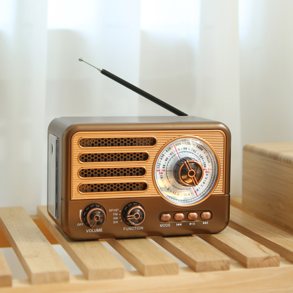 코비 레트로 클래식 블루투스 스피커 휴대용 미니 라디오 캠핑 감성 차박 CRF-20B 26,800원