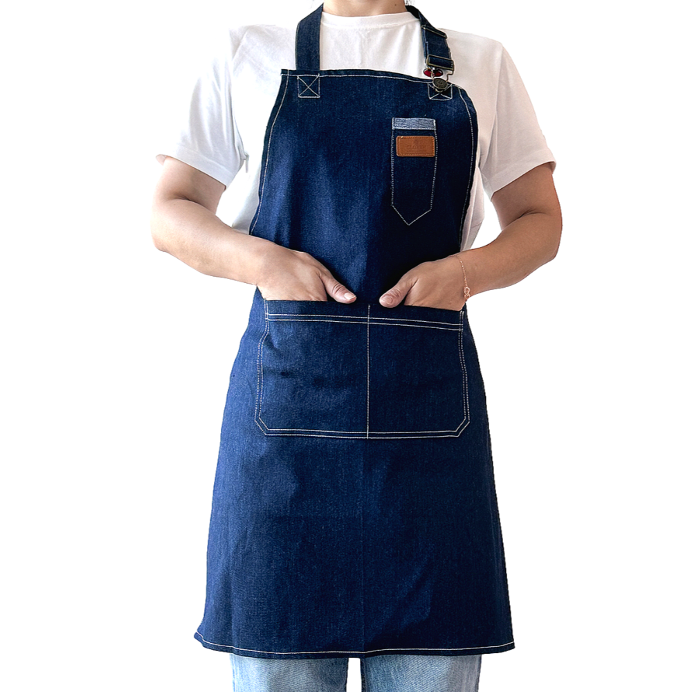 원피스앞치마 데님 카페 1 / 2 / 4 / 6 SET, 6개, 데님앞치마 54,400원