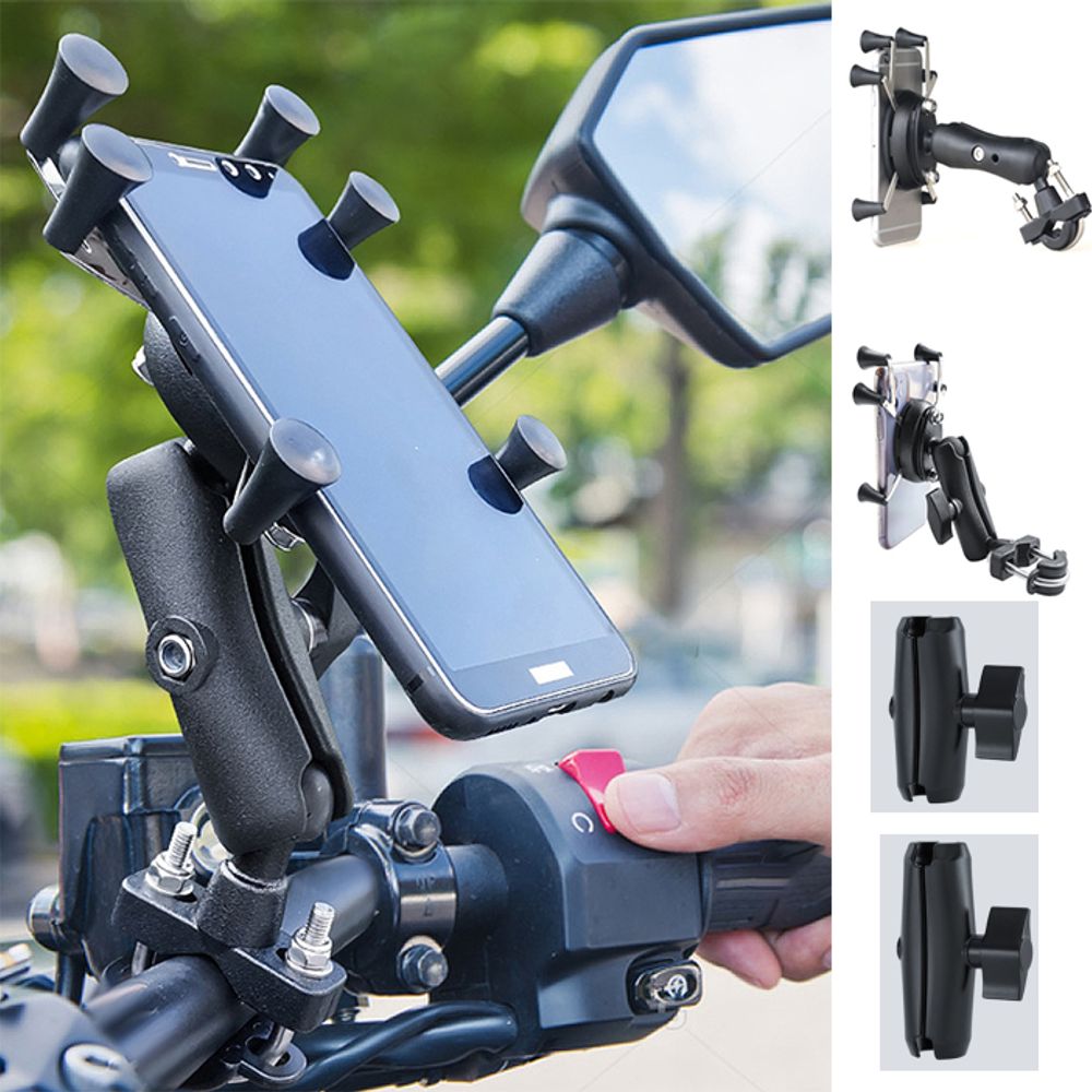 오토바이 핸드폰 거치대 휴대폰 받침대 자전거 배달 gfo*249xy, 롱-도난방지 25,120원