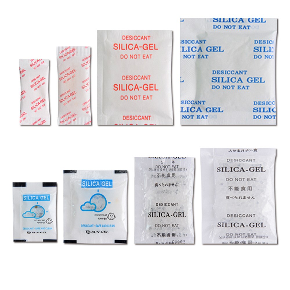 실리카겔 다양한 타입,용량 습기제거제 방습제 50원