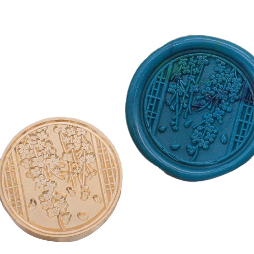 더플로우커머스 감성적 꽃과 창문 실링 왁스 스탬프 헤드 10,640원