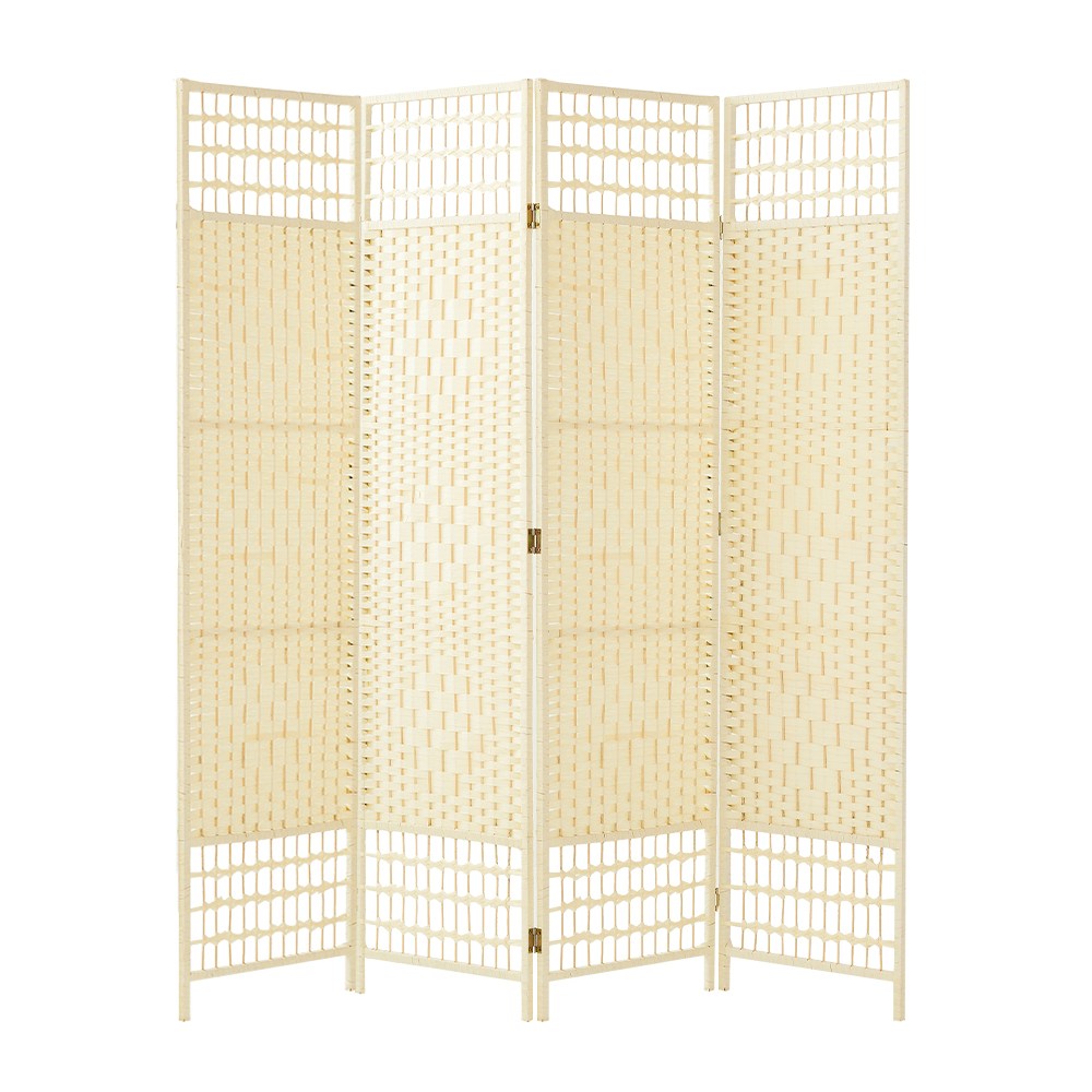 요고바라 라탄 인테리어 파티션 원목 가리개 이동식 가림막, 아이보리 58,900원