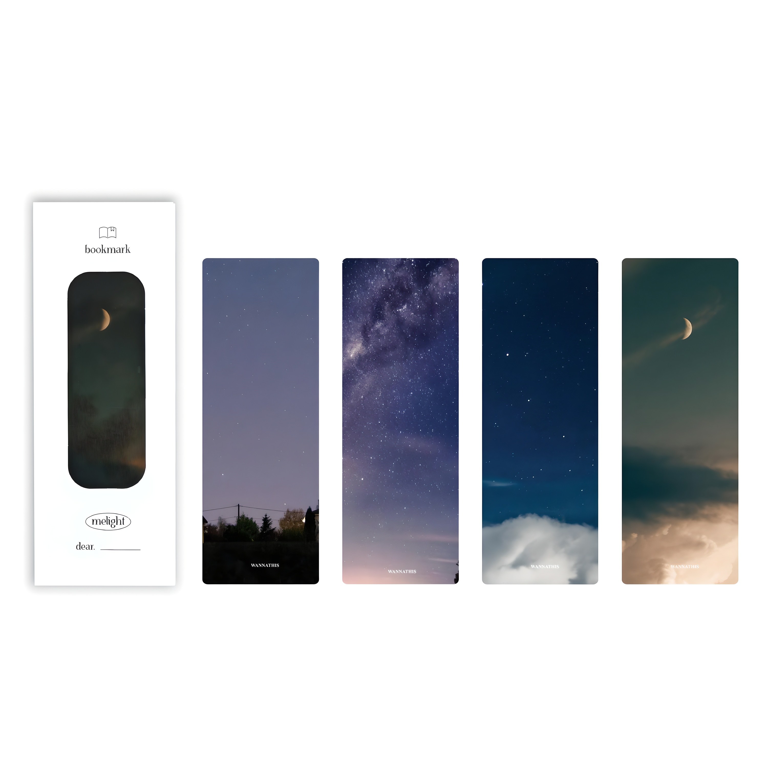워너디스 미라이트 반투명 책갈피 4종 세트 5,280원