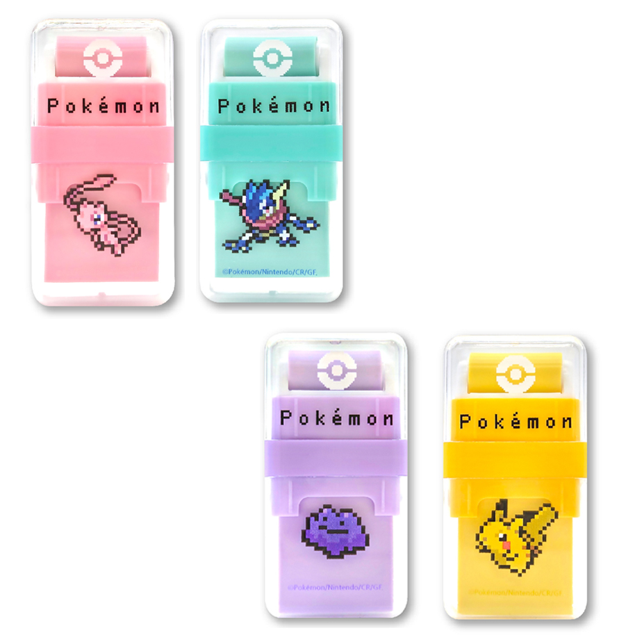 포켓몬 포켓피스 롤러 지우개 4종 세트 6,600원