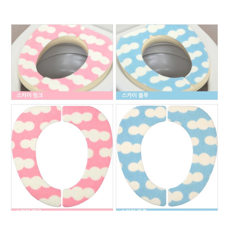 PIKAPIKA 일본 변기시트 커버 휴대용 탈부착 재사용 냄새탈취 4,500원