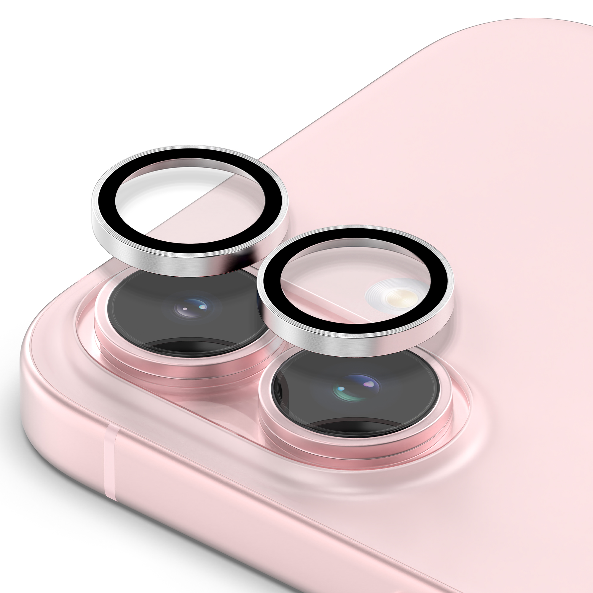 모란카노 메탈 링 카메라 렌즈 강화유리 세트 실버 7,400원