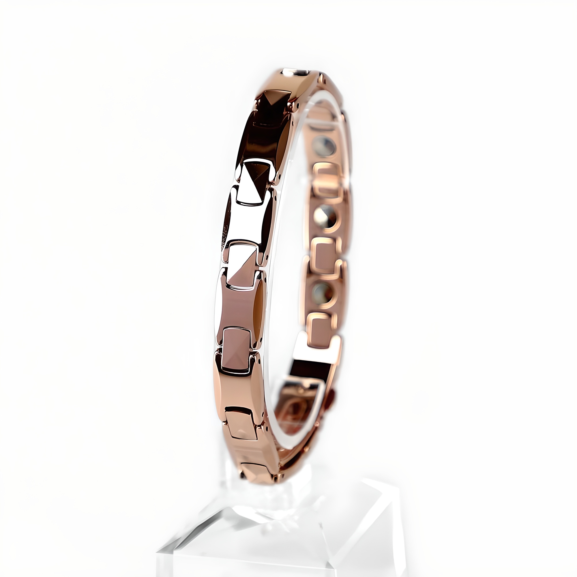 진주모아 99.9998% 스퀘어 남녀 공용 게르마늄 건강팔찌 BSQRB-01 41,800원