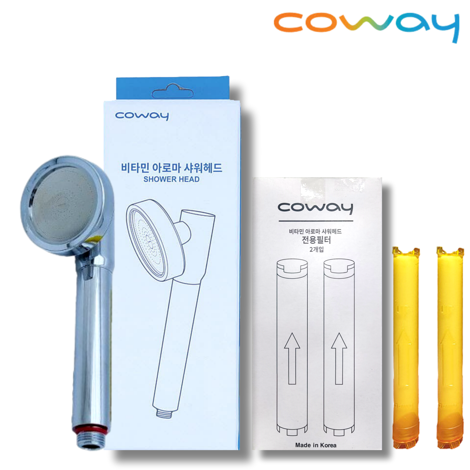 [신제품] 코웨이 샤워헤드 신형 정품 필터 3개입 세트 40,000원