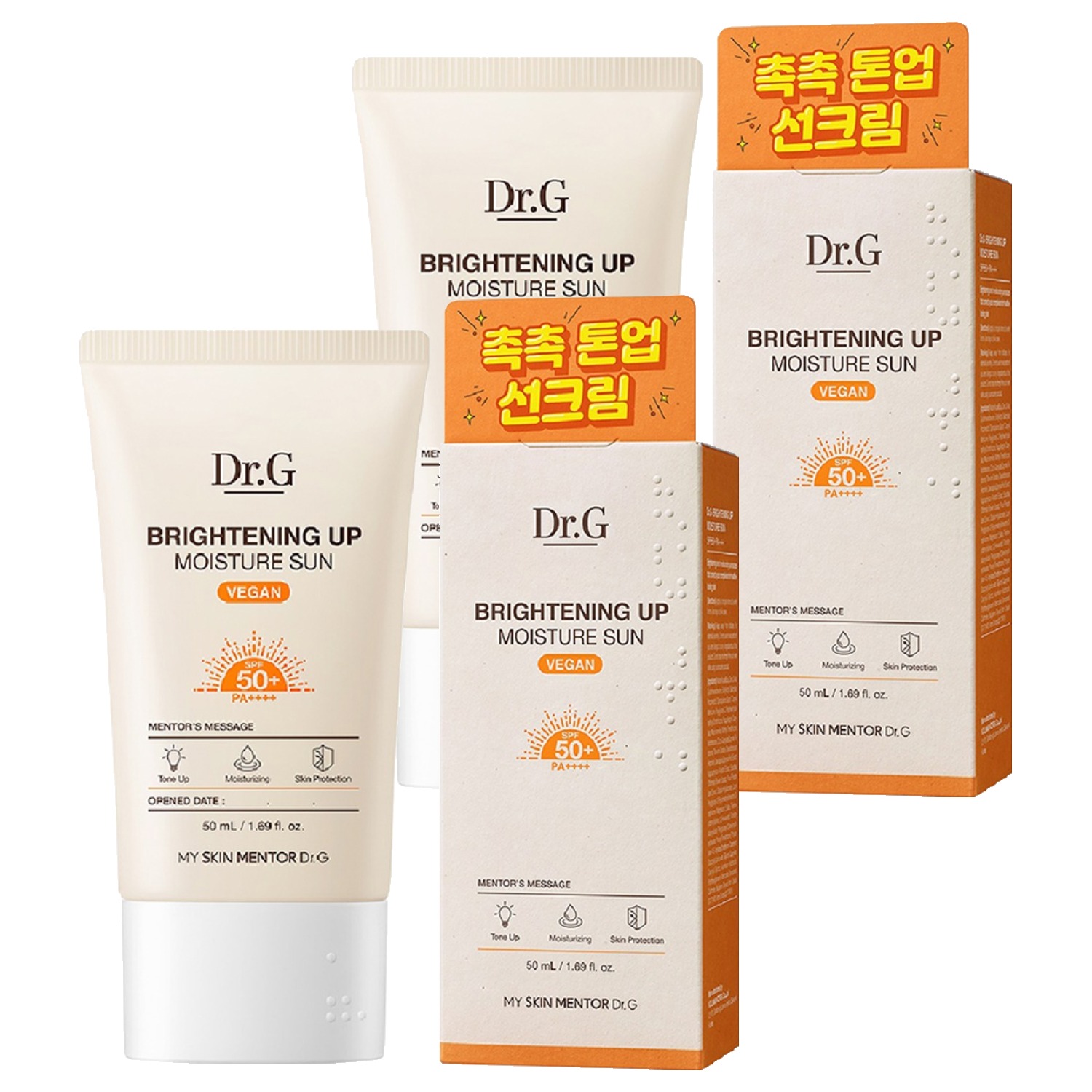 닥터지 브라이트닝 업 모이스처 선크림 SPF50 PA++++, 50ml, 2개 25,060원