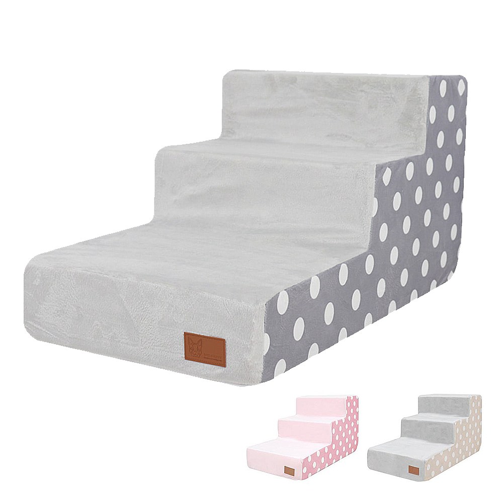 레드퍼피 카이라 애견 펫스텝 3단 3종 (써클그레이아이보리핑크) 38,000원