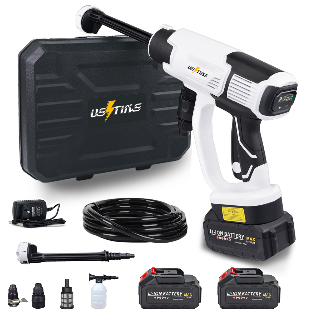 우스틴스 무선 고압 세차기 분무기 충전식 휴대용 가정용 대용량 65,980원