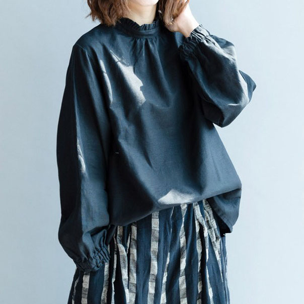 퀸앤조이 미녀77 프릴 차이나넥 앞뒤 반전 셔츠 블라우스***SSK무역*** 39,800원