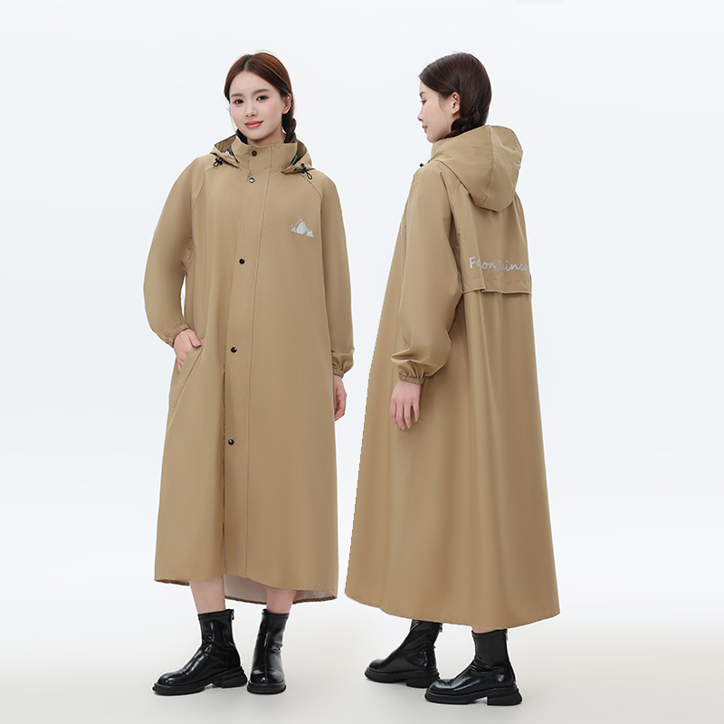 트렌치 스타일 남녀공용 방수 롱우비 골프우비, 1개, 카키 28,800원
