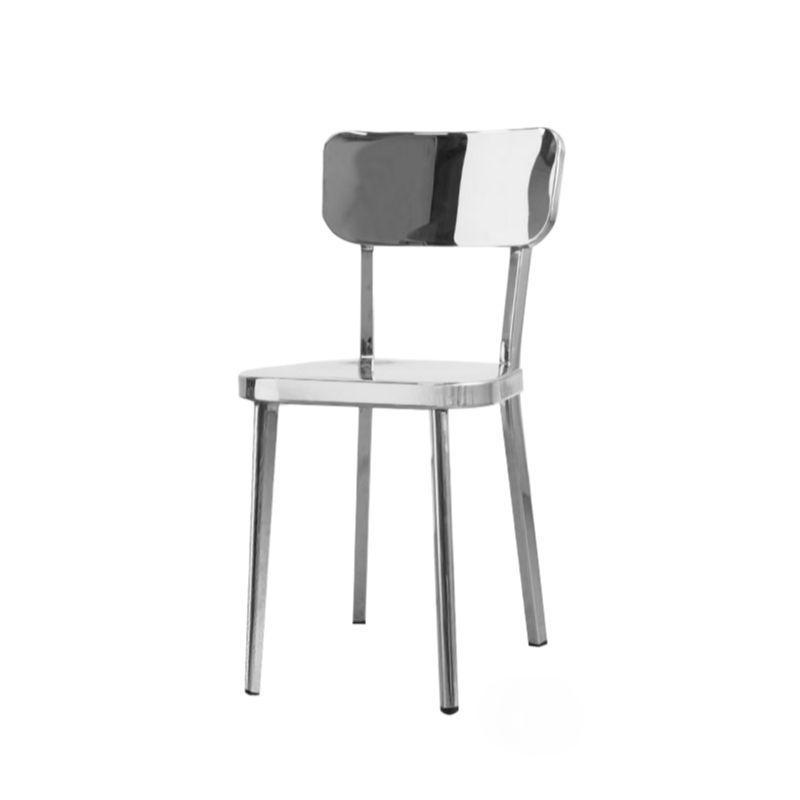 스테인레스 스틸 등받이 카페 레스토랑 의자 식탁 인테리어 디자인 체어 모던 철제 스툴 164,000원