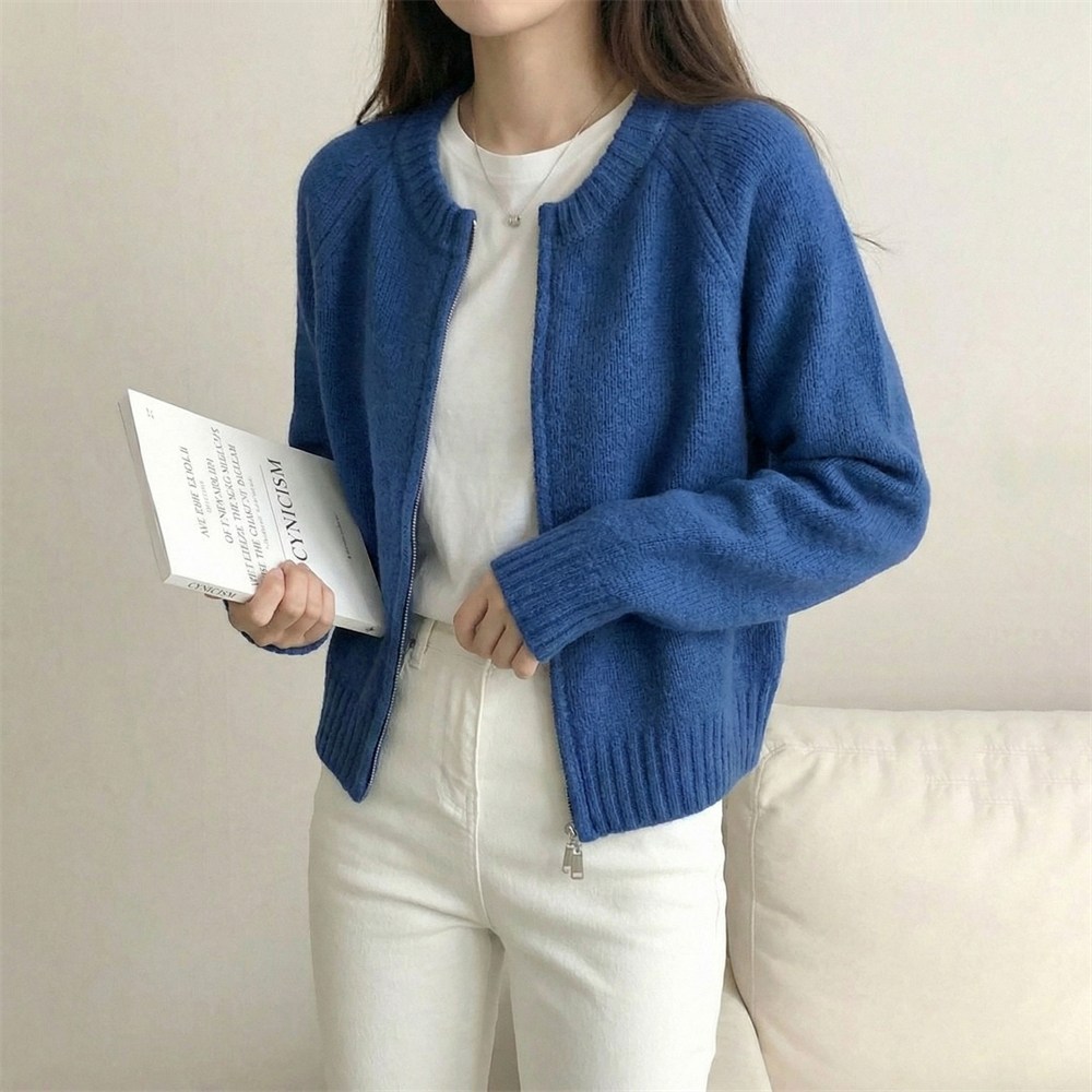 SOSISI 니트 집업 캐주얼 니트 코트 가디건 45128 25,900원