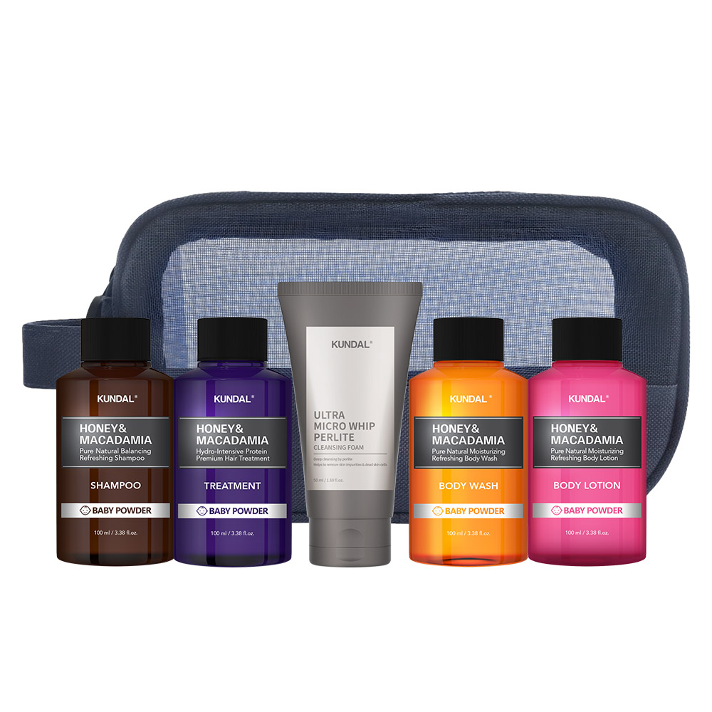 쿤달 여행용 5종 세트 B타입 클렌징폼 포함 베이비파우더향 15,720원