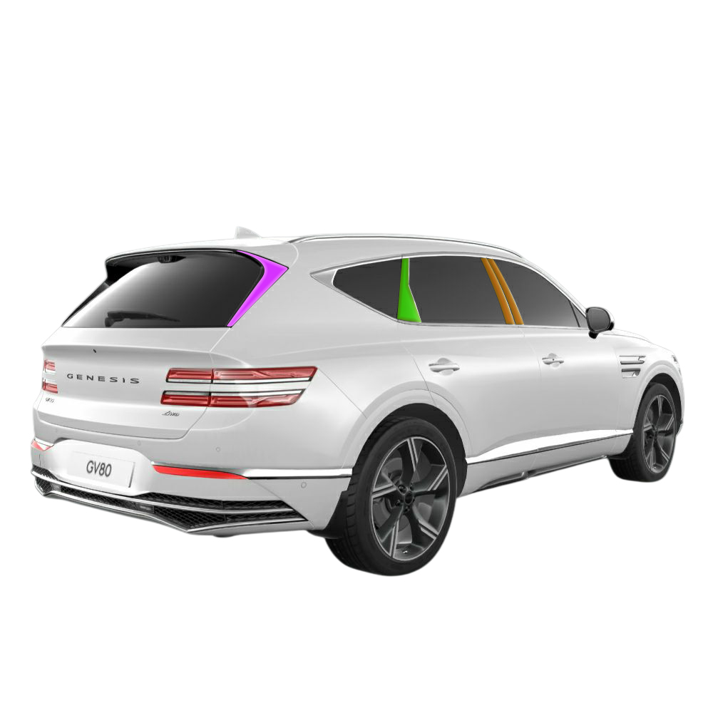 스킨엑스 GV80 페이스리프트 B+C+D필러 필러패키지 PPF 차량보호필름, 1개 35,000원