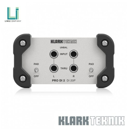 클락테크닉 DI20P 패시브 스테레오 DI 박스 120,000원
