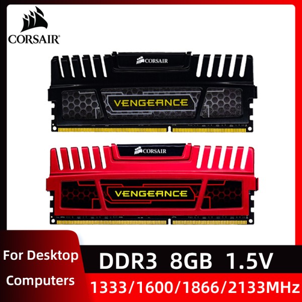 CORSAIR Vengeance LPX DDR3 8GB 1866MHz 2133MHz 1600MHz 1333MHz 데스크탑 메모리 240핀 DIMM 1.5V RAM 메모리 듀얼 채널 42,400원