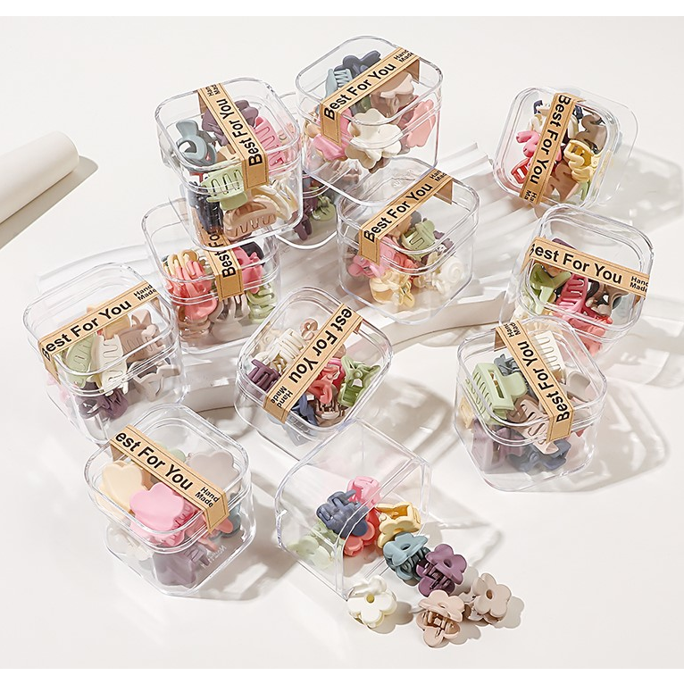 (10세트) 미니집게핀 올림머리 반묶음 소형집게핀 소형사이즈머리핀 공주핀 7,310원