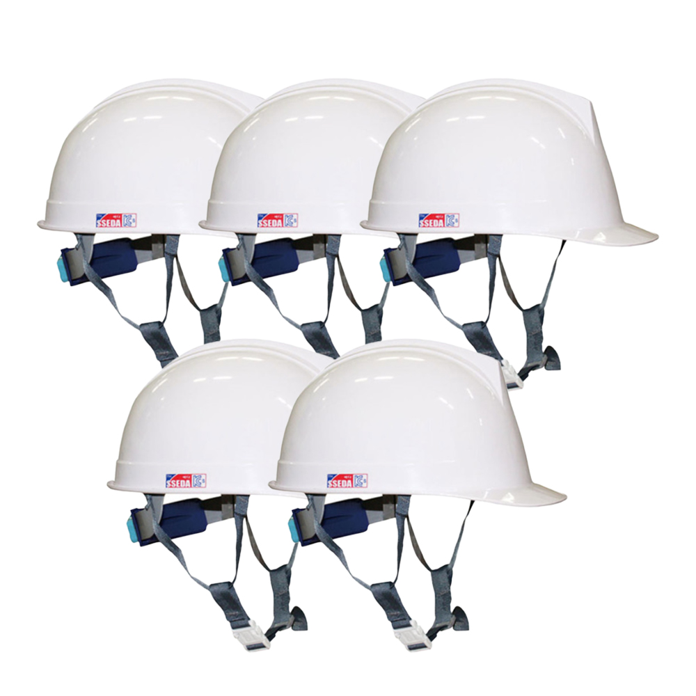 쎄다 SSEDA 투구형 화이트 안전모 (패션1) / ABS재질 / 자동내피형 / 건설 작업 모자 / KC인증 안전모, 화이트, 1개 10,600원