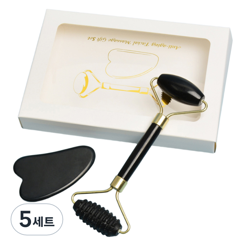 포근상점 얼굴 마사지 페이스 롤러 하트 괄사 2종 세트 47,050원