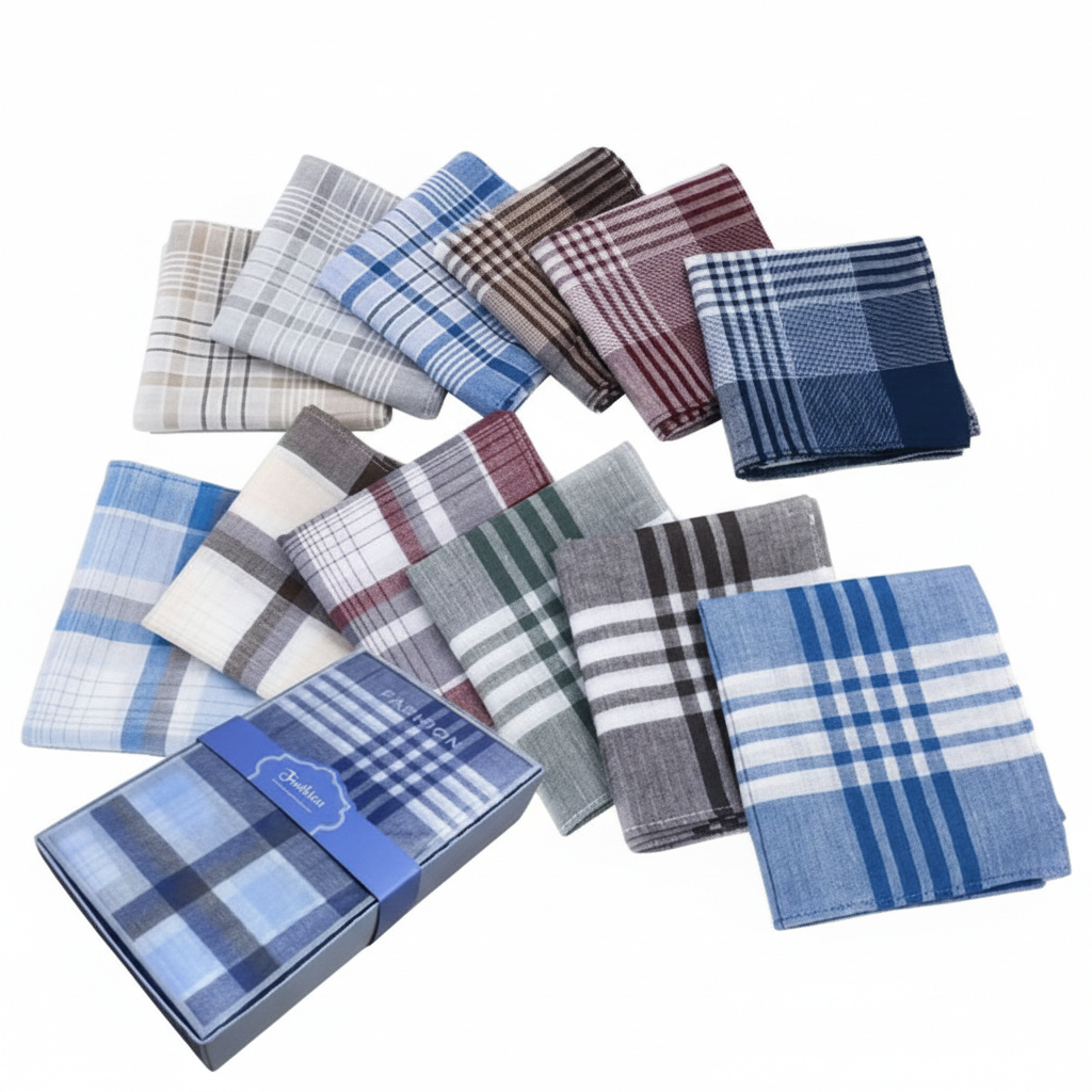 스타일러버 남자 순면 등산 12종 세트 손수건 19,000원