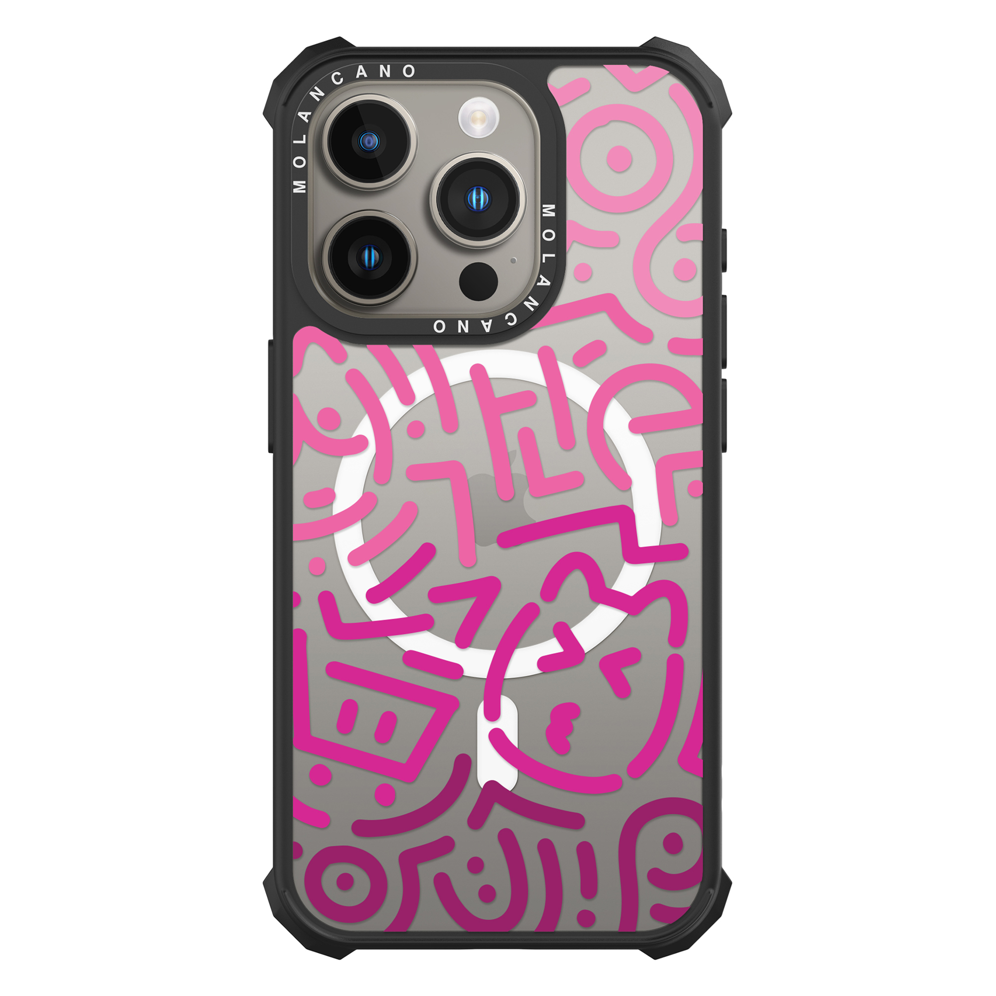 모란카노 임팩트 맥세이프 투명 라인아트 디자인 휴대폰 케이스 19,870원