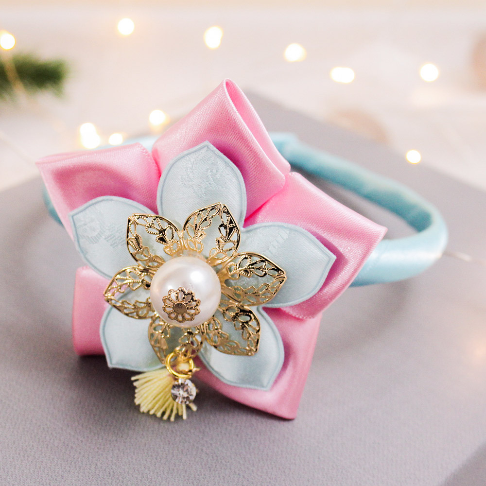 비단길 단희 진주 머리띠 8,500원