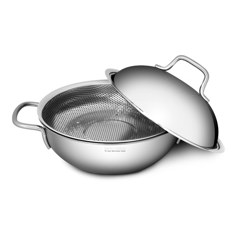 벨라쿠진 통삼중 멀티웍 + 타공형 찜기 세트 47,280원