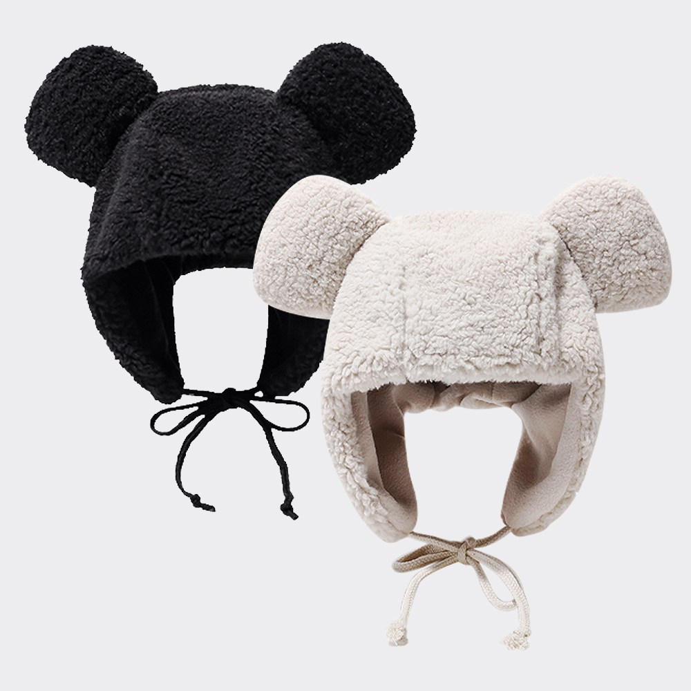 위시월드 뽀글이 곰돌이 모자 2개세트 16,990원