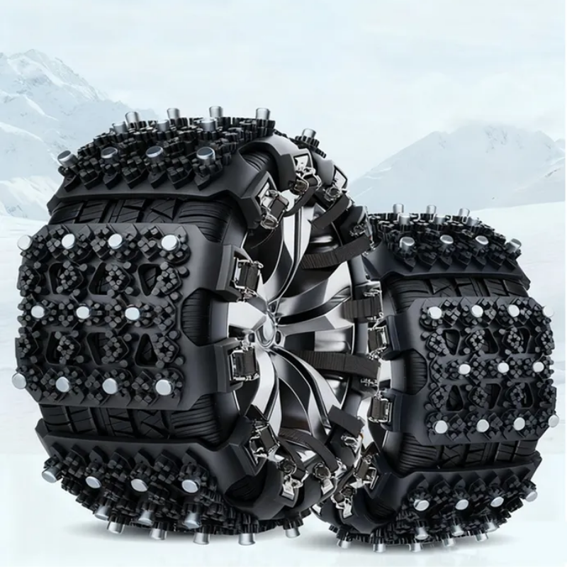 YACOODA 겨울 스노우 체인 아웃도어 눈길 빙판길 미끄럼방지 자동차 SUV 통용 우레탄 논슬립 합금강 스파이크 타이어 체인 블랙 11,900원