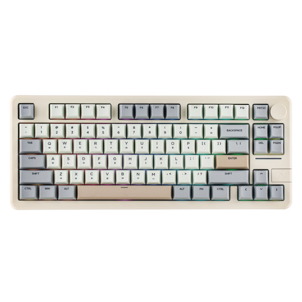 EPOMAKER GALAXY70 75배열 한글버전 알루미늄 유무선 기계식 키보드, 제조사축, 지브라축, 그레이 139,900원