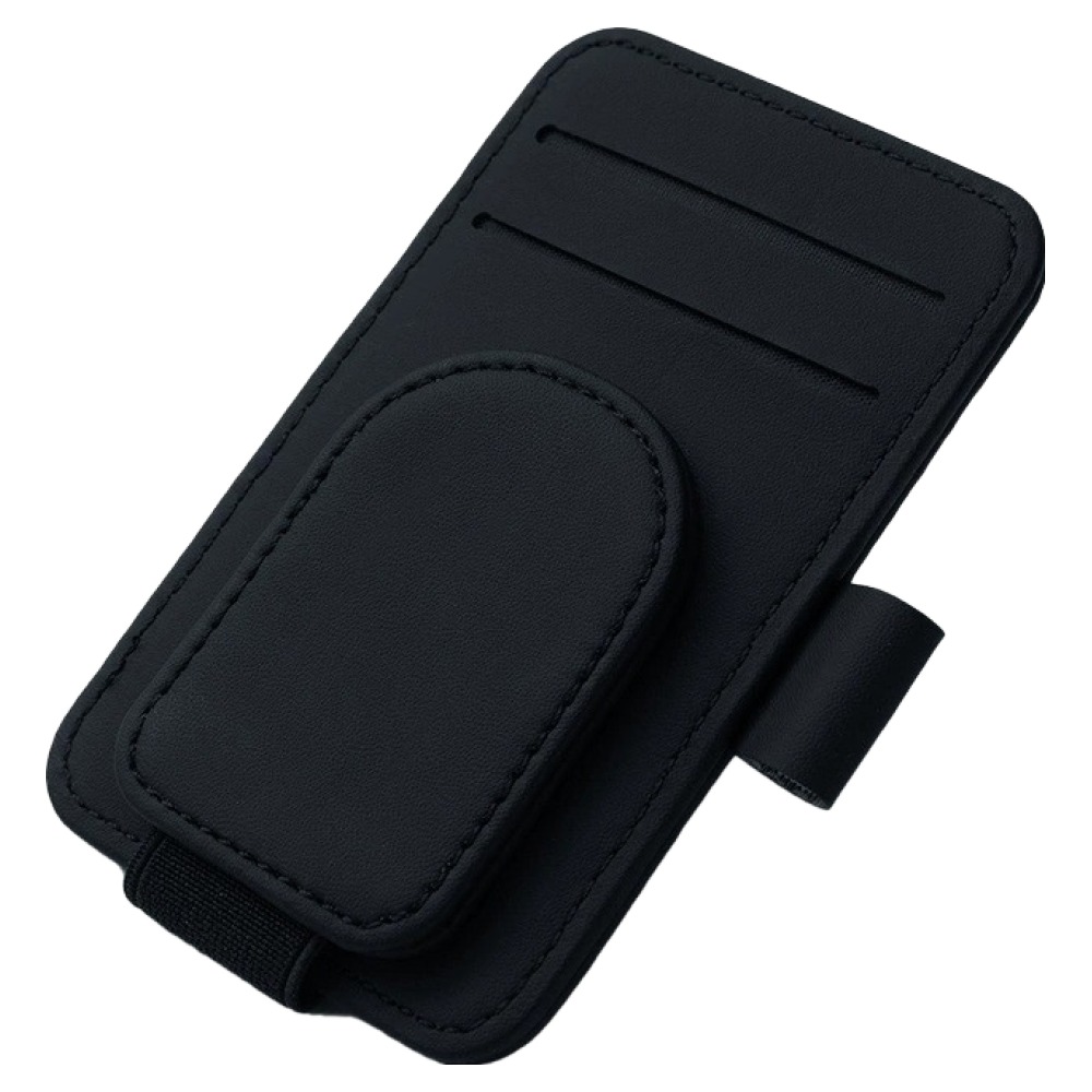 코히모 차량용 선바이저 선글라스 안경 카드 보관 거치대 클립 5W0097, 블랙, 1개 9,200원