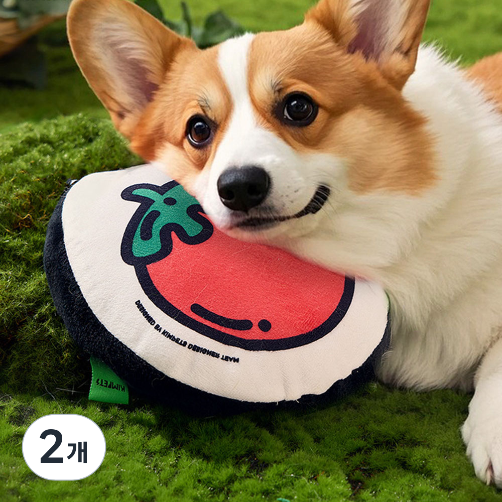 허그마이펫 강아지 귀여운 채소 모양 바스락 장난감, 2개, 토마토 13,360원