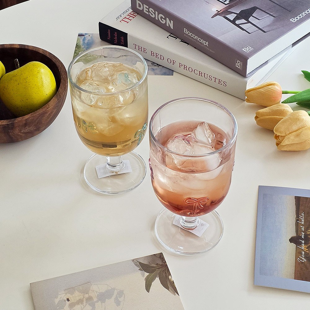 마시피렌체 챠밍 고블렛잔 유리컵 유리잔 와인 샴페인 에이드 컵 잔 19,800원