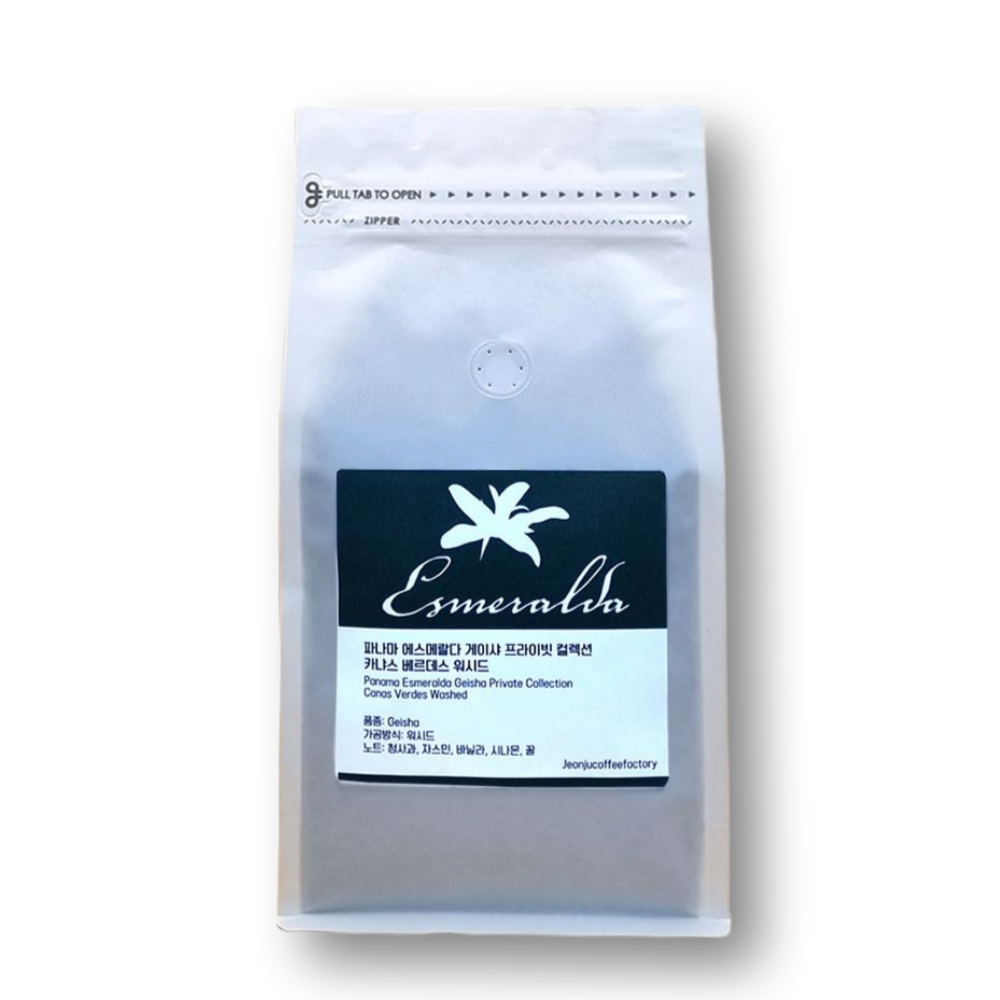 전주커피공장 스페셜티 커피 당일로스팅 파나마 에스메랄다 게이샤 싱글오리진 산미 신선한 원두, 1개, 100g, 홀빈(분쇄안함) 42,000원