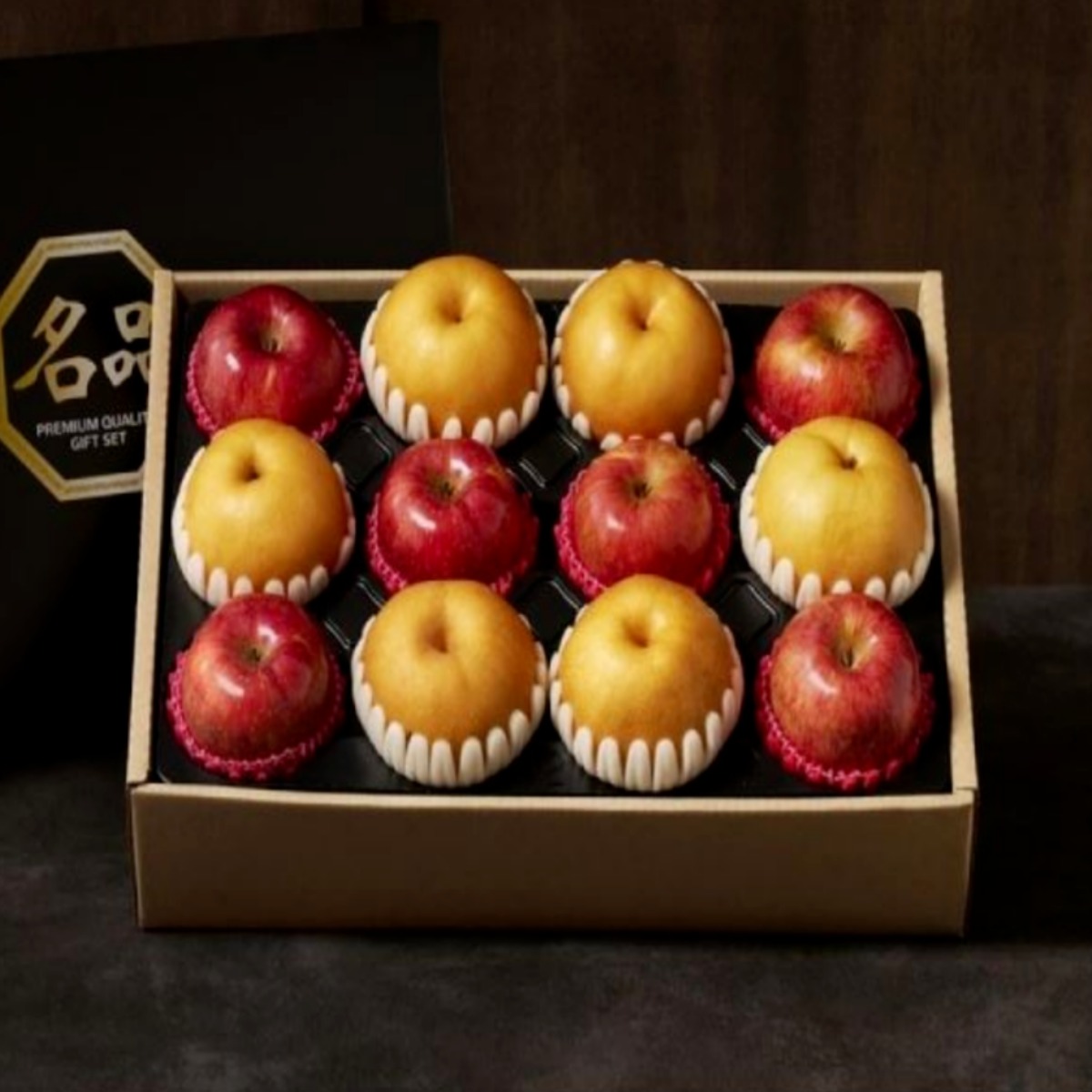 ( 명절 선물 ) 정품 사과 배 혼합 명절 선물세트 (사과6과 배6과), 1개, 5kg 70,500원