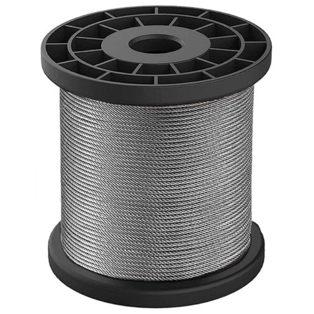 스텐 와이어 로프 0.8mm 1mm 1.2mm 1.5mm 1.6mm 2mm 2.5mm 3mm 4mm 5mm 6mm 8mm 100M 200M 서스 SUS304 스텐레스 와이어줄, 1개 13,500원