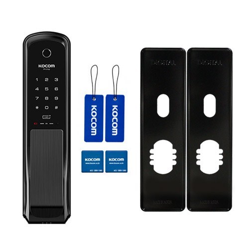 코콤 무타공 스마트 지문인식 도어락 모던블랙 + 하이브리드 푸쉬풀 보강판 블랙 세트 KDL-NP760 268,800원
