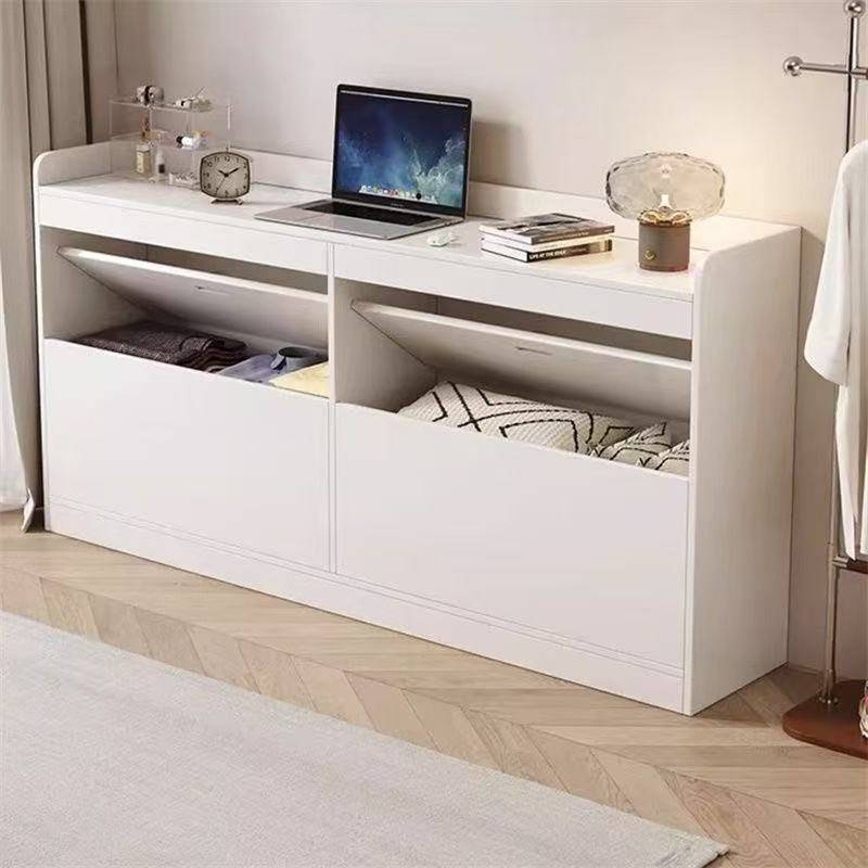 틈새 슬림 침대옆 침대발치 겸용 수납장 선반, WHITE 129,580원