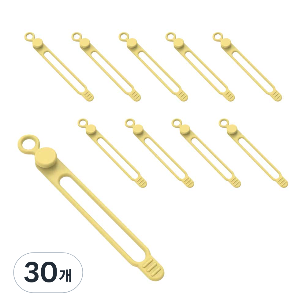 쥬롬 실리콘 케이블 타이 선 정리 홀더 7,300원