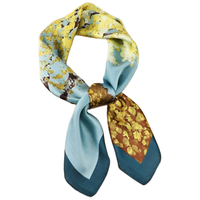 봄가을 고급실크스카프 70*70/머플러 여행용품 모도리/사각실크스카프 1,800원