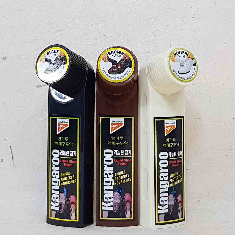 바르는 스펀지 구두 광택제 캉가루 액체 구두약 블랙 브라운 광약 4,000원
